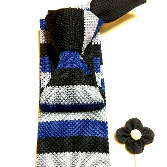 100 Grand The Brand Other - Branded Knit Tie & Lapel Accent